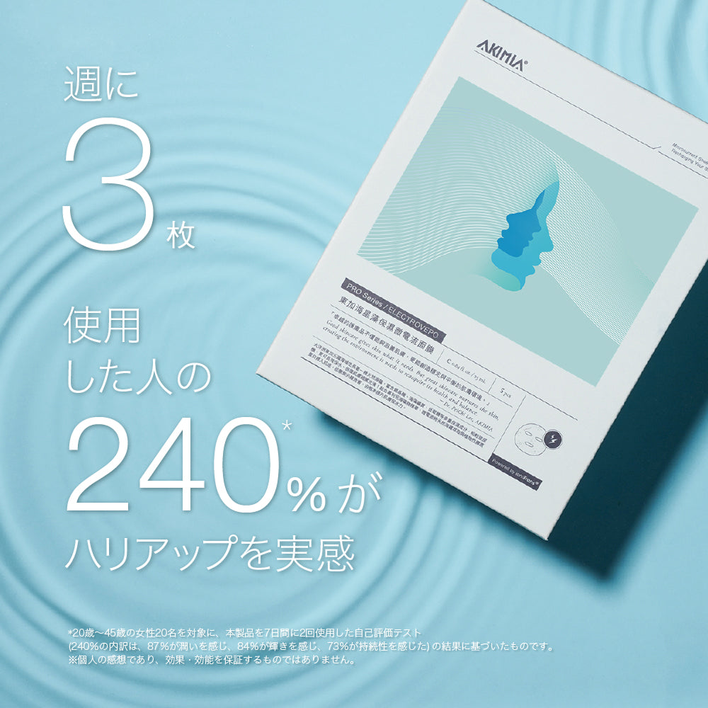 AKIMIA オーシャンスター保湿微電流マスク
