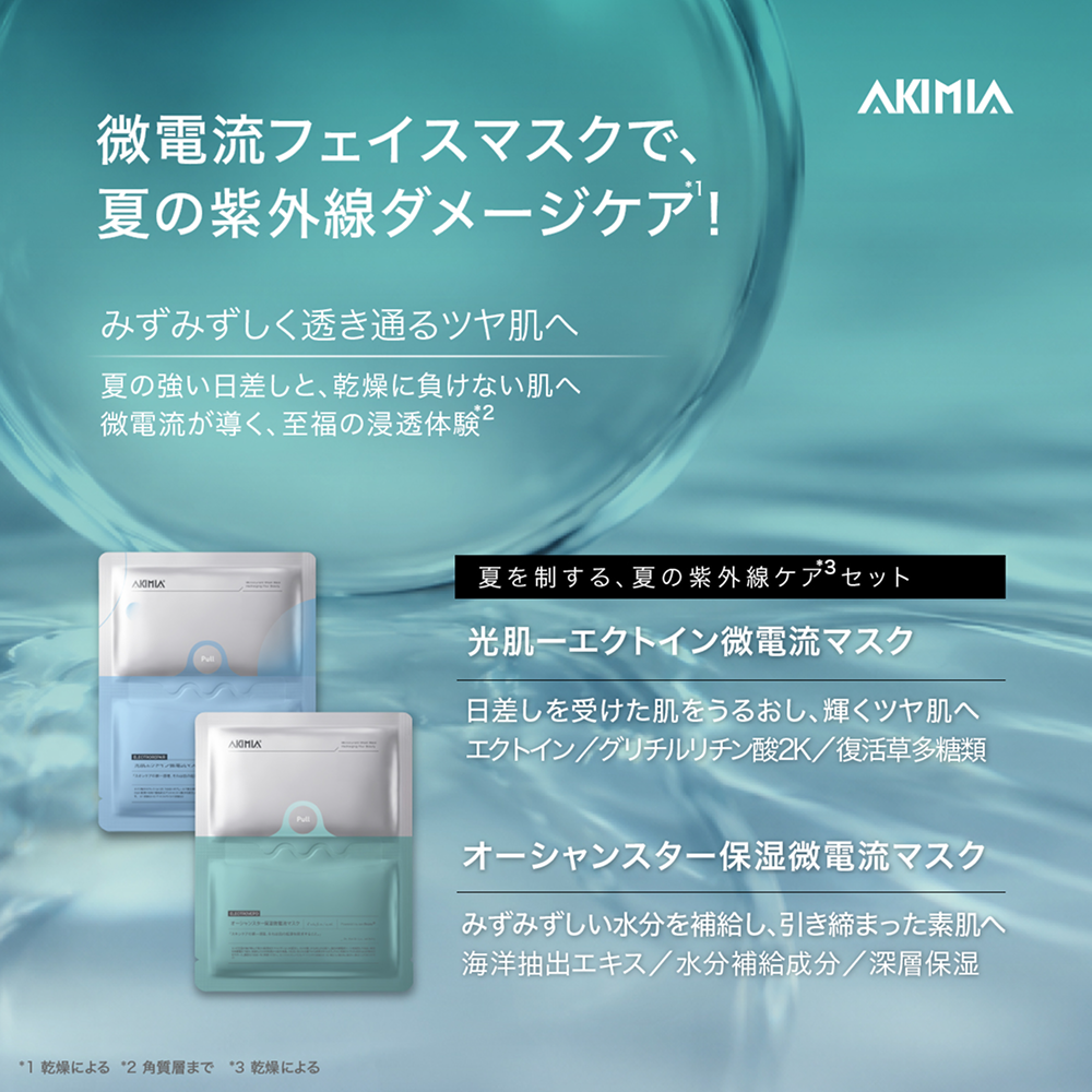 夏の微電流 紫外線ケアセット（ギフトBOXでお届け）